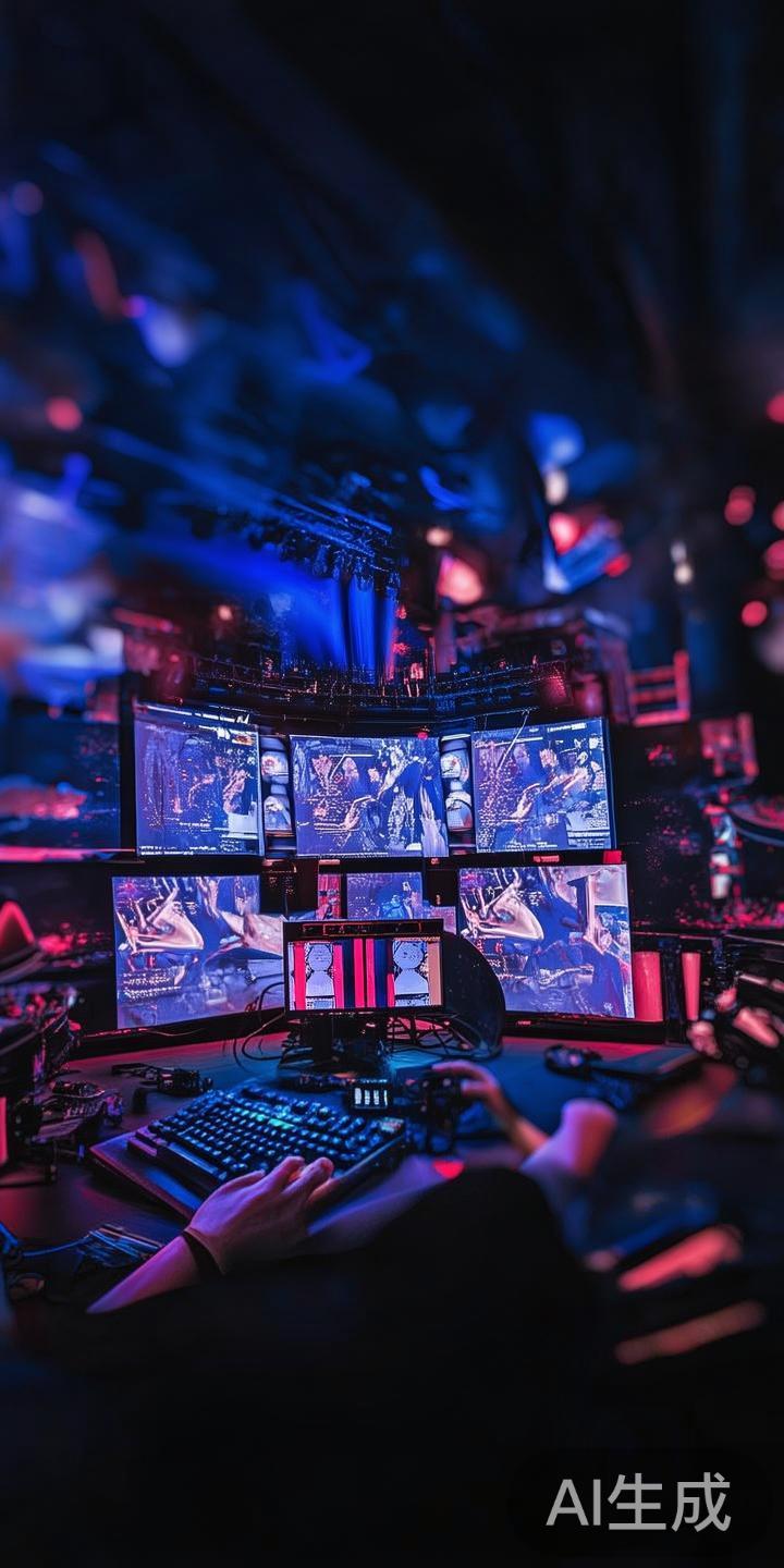 在激烈的电子竞技比赛中，每一场动作都可能成为经典回